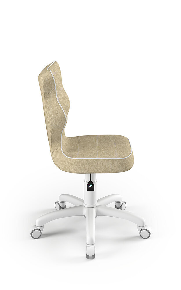 Ergonomiška vaikiška kėdė Entelo Good Chair Petit VS26 3, baltos/smėlio spalvos kaina ir informacija | Biuro kėdės | pigu.lt