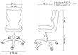 Ergonomiška vaikiška&nbsp;kėdė Entelo Good Chair Petit ST31 4, spalvota цена и информация | Biuro kėdės | pigu.lt