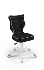 Эргономичный детский стульчик Entelo Good Chair Petit VS01 4, белый/черный цена и информация | Офисные кресла | pigu.lt
