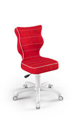 Ergonomiška vaikiška kėdė Entelo Good Chair Petit VS09 4, balta/raudona kaina ir informacija | Biuro kėdės | pigu.lt