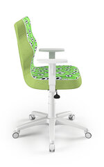 Ergonomiška vaikiška kėdė Entelo Good Chair Duo ST29, balta/žalia kaina ir informacija | Biuro kėdės | pigu.lt