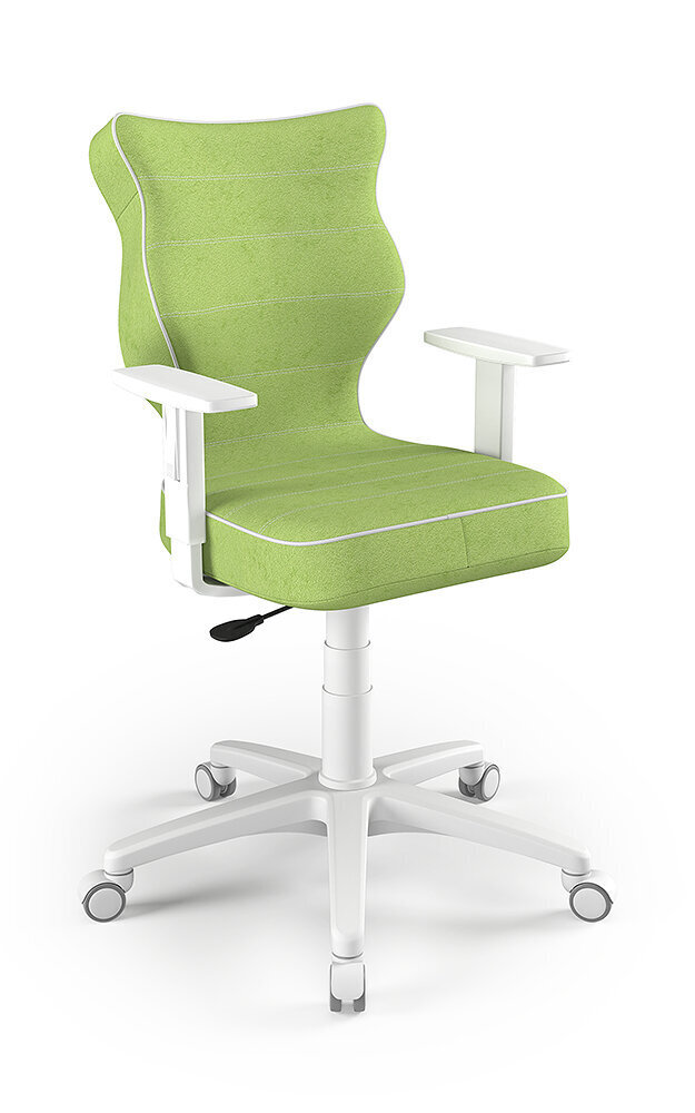 Biuro kėdė Entelo Good Chair Duo VS05 5, balta/žalia kaina ir informacija | Biuro kėdės | pigu.lt