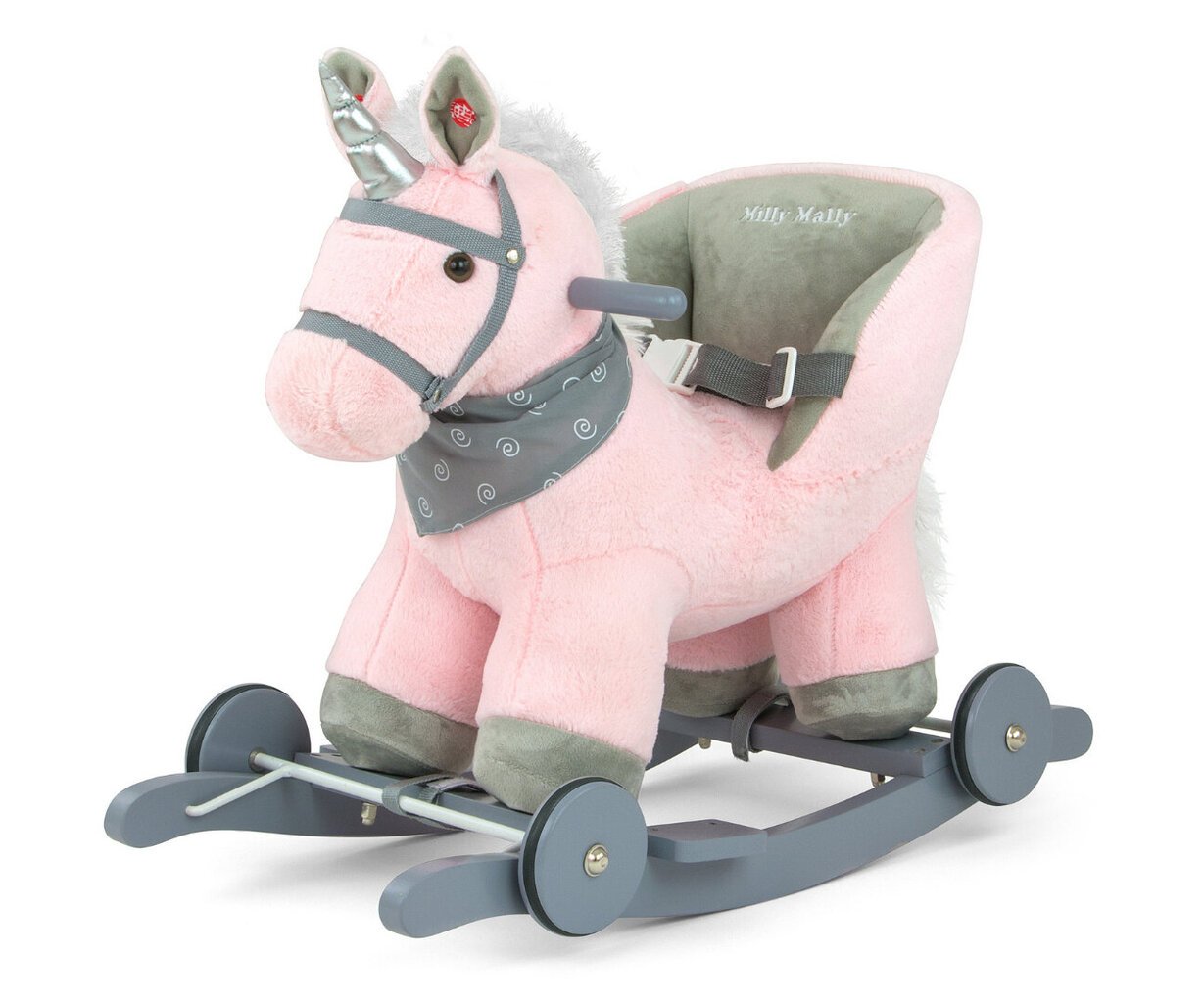 Supamasis arkliukas M&M, rožinis kaina ir informacija | Žaislai kūdikiams | pigu.lt