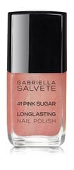 Лак для ногтей Gabriella Salvete Longlasting Enamel 11 мл, 41 Pink Sugar цена и информация | Лаки, укрепители для ногтей | pigu.lt