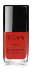 Nagų lakas Gabriella Salvete 26 Chilli, 11 ml kaina ir informacija | Nagų lakai, stiprintojai | pigu.lt