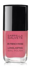 Nagų lakas Gabriella Salvete Longlasting Enamel 11 ml, 35 French Rose kaina ir informacija | Nagų lakai, stiprintojai | pigu.lt