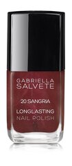 Nagų lakas Gabriella Salvete 20 Sangria, 11 ml kaina ir informacija | Nagų lakai, stiprintojai | pigu.lt