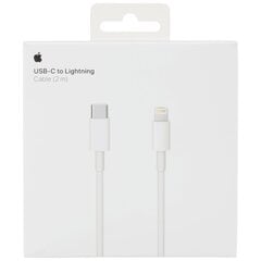 Apple MKQ42AM/A USB-C на Lightning Кабель данных и заряда 2m Белый (EU Blister) цена и информация | Кабели для телефонов | pigu.lt