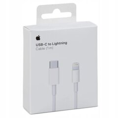 Apple MK0X2AM/A USB-C на Lightning Кабель данных и заряда 1m Белый (EU Blister) цена и информация | Кабели для телефонов | pigu.lt