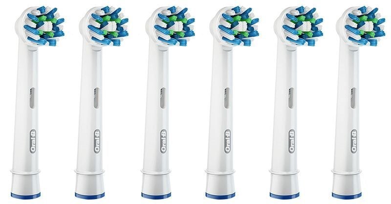 Braun Oral-B Cross Action цена и информация | Elektrinių dantų šepetėlių antgaliai | pigu.lt