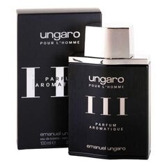 Tualetinis vanduo vyrams Emanuel Ungaro pour l'Homme III Parfum Aromatique EDT 100 ml kaina ir informacija | Kvepalai vyrams | pigu.lt