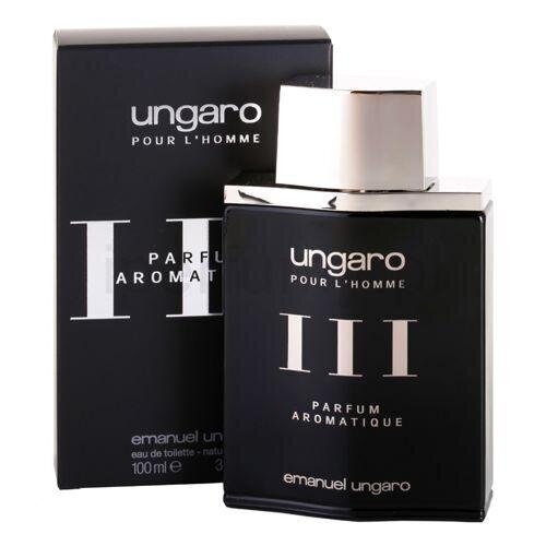 Tualetinis vanduo vyrams Emanuel Ungaro pour l'Homme III Parfum Aromatique EDT 100 ml цена и информация | Kvepalai vyrams | pigu.lt