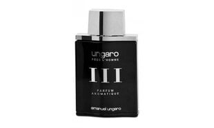 Tualetinis vanduo vyrams Emanuel Ungaro pour l'Homme III Parfum Aromatique EDT 100 ml kaina ir informacija | Emanuel Ungaro Kvepalai, kosmetika | pigu.lt