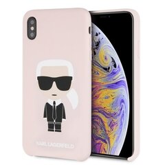 Чехол для телефона Karl Lagerfeld KLHCI65SLFKPI iPhone Xs Max цена и информация | Чехлы для телефонов | pigu.lt