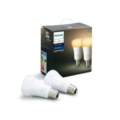 Išmaniųjų lempučių komplektas Philips E27, 2 vnt. kaina ir informacija | Elektros lemputės | pigu.lt