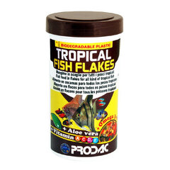 Prodac Tropical Fish Flakes хлопья для тропических рыбок 100мл - 20 г цена и информация | Корм для рыб | pigu.lt