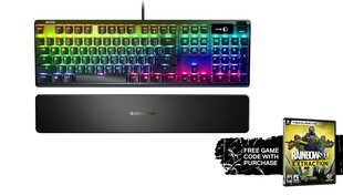 Клавиатура SteelSeries, APEX 7, Red Switch, RGB, US цена и информация | Клавиатуры | pigu.lt