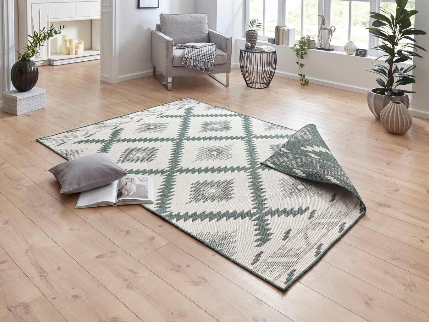 Northrugs dvipusis lauko kilimas Twin Supreme Malibu 80x150 cm kaina ir informacija | Kilimai | pigu.lt