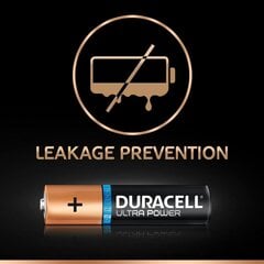 Duracell Ultra Power AA/LR6 elementai, 4 vnt kaina ir informacija | Duracell Santechnika, remontas, šildymas | pigu.lt