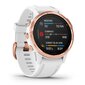 Garmin fēnix® 6S Pro Rose Gold-tone/White kaina ir informacija | Išmanieji laikrodžiai (smartwatch) | pigu.lt