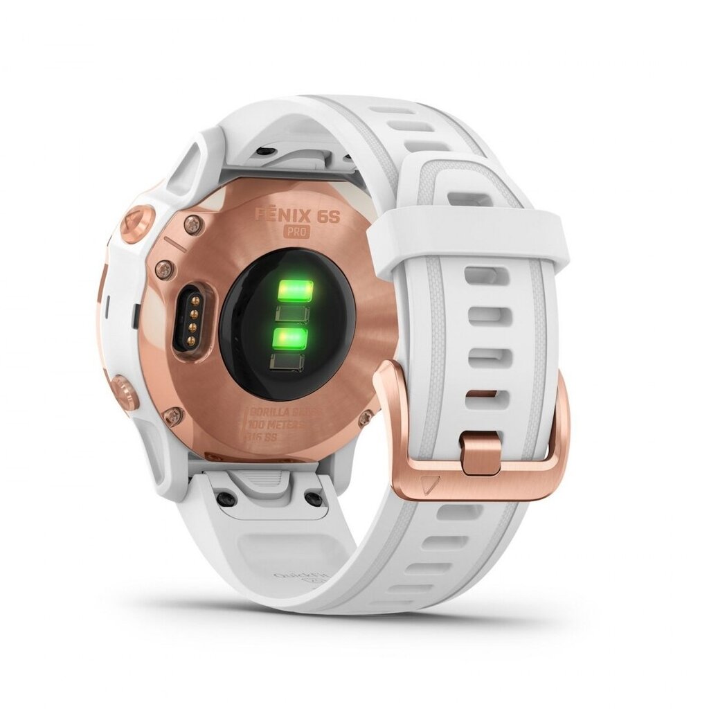 Garmin fēnix® 6S Pro Rose Gold-tone/White kaina ir informacija | Išmanieji laikrodžiai (smartwatch) | pigu.lt