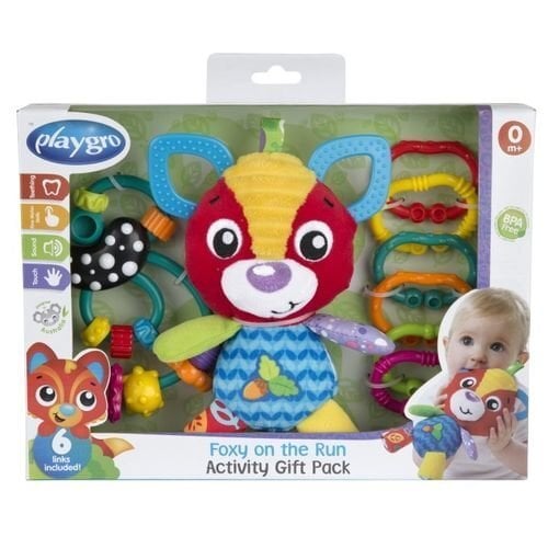 Žaislas Playgro Foxy on the Run, dovanų pakuotė 0187219 kaina ir informacija | Žaislai kūdikiams | pigu.lt