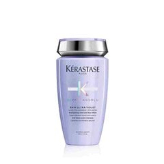 Geltonus tonus neutralizuojantis šampūnas šviesiems plaukams Kerastase Blond Absolu Bain Ultra-Violet 250 ml kaina ir informacija | Kérastase Kvepalai, kosmetika | pigu.lt