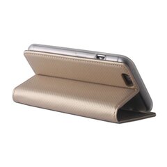 TakeMe Smart Magnetic Fix Book Case without clip Samsung Galaxy Note10 (N970F) Gold kaina ir informacija | Telefono dėklai | pigu.lt