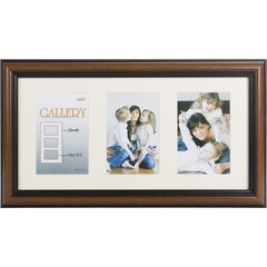 Рамка для фото Ema Gallery 20x40/3/10x15, коричневый (VF3969) цена и информация | Рамки, фотоальбомы | pigu.lt