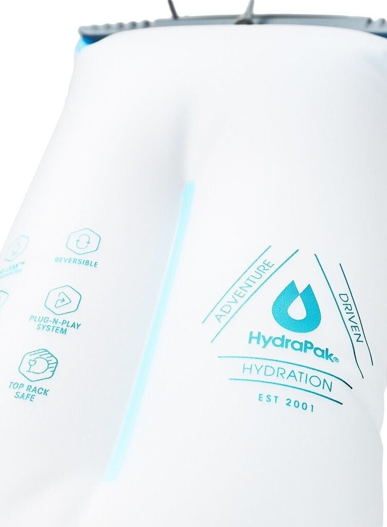 Vandens maišelis HydraPak Shape-Shift, 2000 ml, skaidrus kaina ir informacija | Kitas turistinis inventorius | pigu.lt