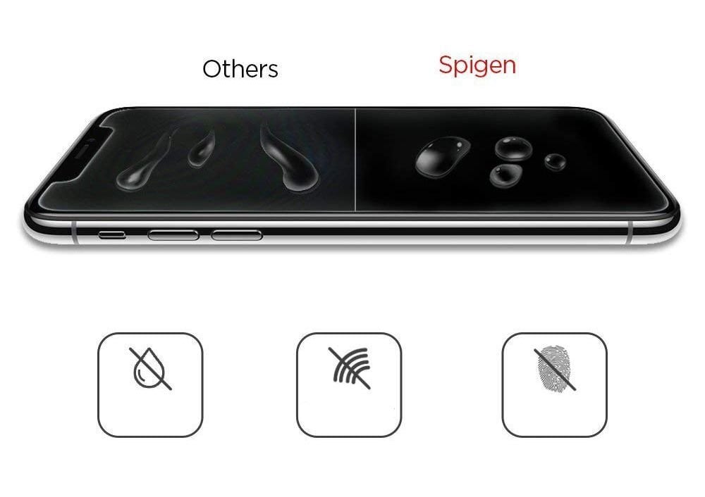 Ekrano apsauginis stiklas SPIGEN GLAS.TR SLIM skirtas iPhone XR ir iPhone 11 цена и информация | Apsauginės plėvelės telefonams | pigu.lt