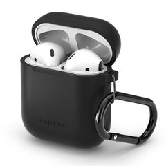 Spigen Apple AirPods Black цена и информация | Наушники | pigu.lt