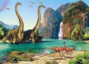 Dėlionė Castorland In the Dinosaurus World, 60 detalių kaina ir informacija | Dėlionės (puzzle) | pigu.lt