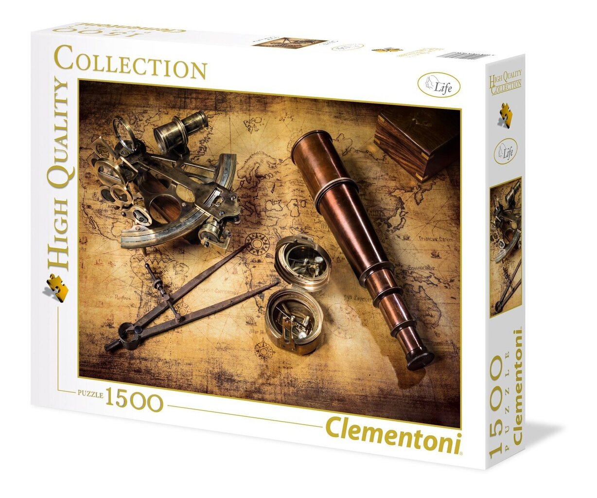 Dėlionė Clementoni High Quality Collection Course To The Treasure, 31808, 1500 d. kaina ir informacija | Dėlionės (puzzle) | pigu.lt