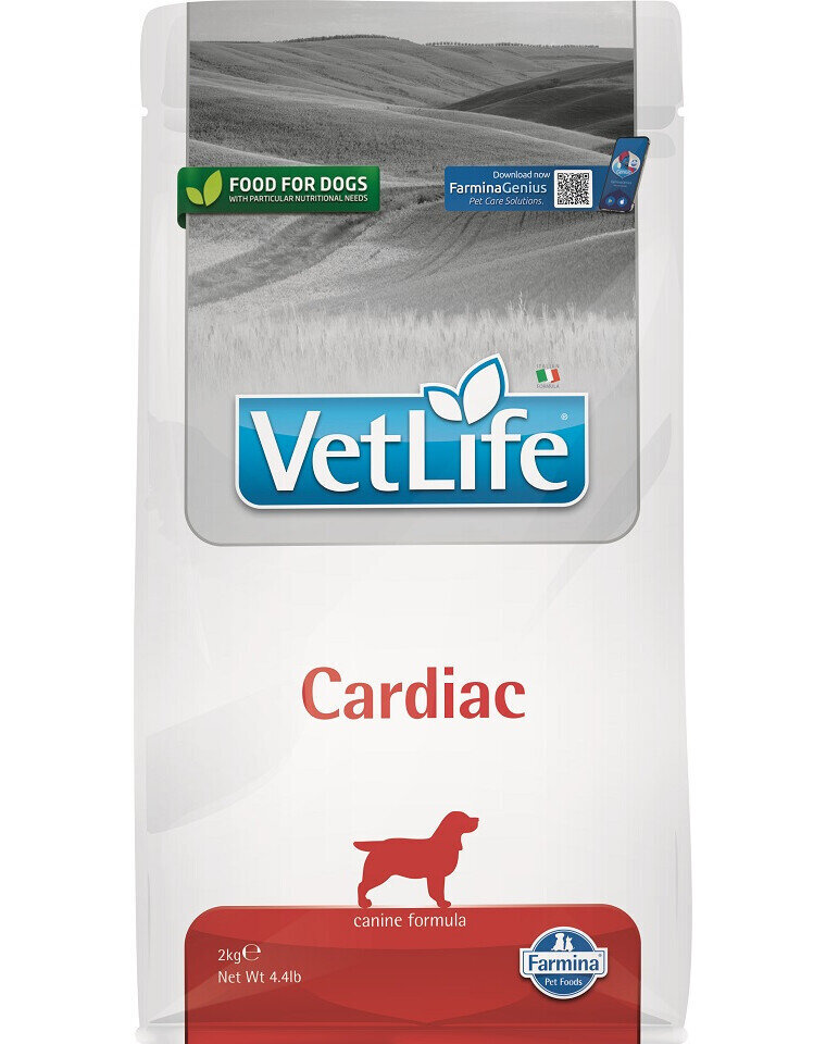 Farmina Vet Life Dog Cardiac visų veislių šunims su paukštiena, 2 kg цена и информация | Sausas maistas šunims | pigu.lt