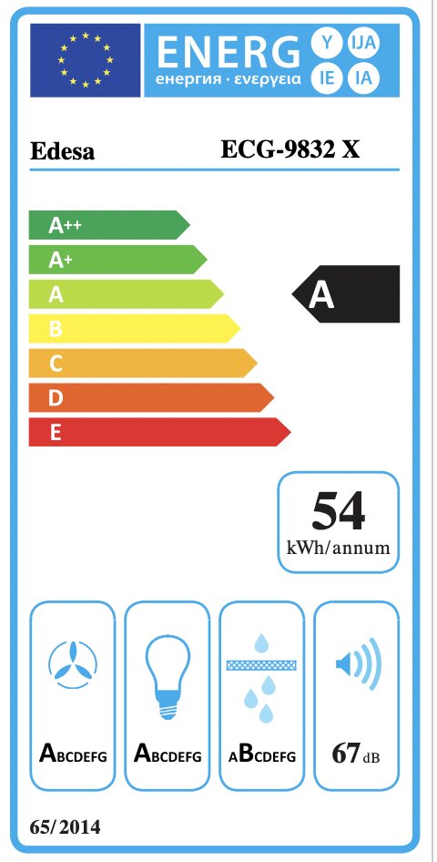 Edesa ECG-9832 X цена и информация | Gartraukiai | pigu.lt