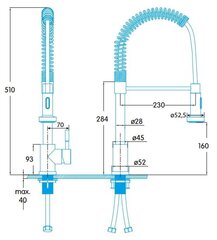 Edesa VIKTORIA PRO INOX цена и информация | Смесители | pigu.lt