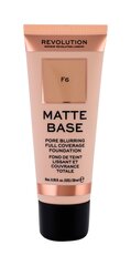 Основа макияжа Makeup Revolution Matte 28 мл, F6 цена и информация | Пудры, базы под макияж | pigu.lt