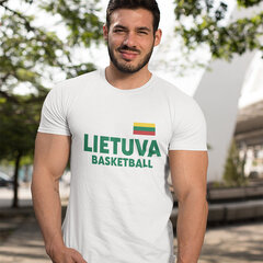 Marškinėliai "Lietuvos krepšinis" kaina ir informacija | Originalūs marškinėliai | pigu.lt