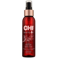 Nenuplaunamas plaukų tonikas su erškėtrožių aliejumi CHI Rose Hip Oil Leave-In Tonic 118 ml kaina ir informacija | Priemonės plaukų stiprinimui | pigu.lt