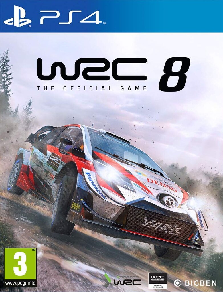 WRC 8, PS4 kaina ir informacija | Kompiuteriniai žaidimai | pigu.lt