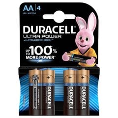 Elementai Duracell Ultra Power AAA/LR03 kaina ir informacija | Elementai | pigu.lt