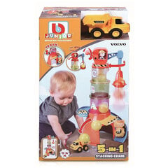 Набор трассы с автомобилем BB Junior Volvo Stacking Crane, 16-88605 цена и информация | Игрушки для малышей | pigu.lt