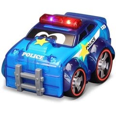 Policijos automobilis BB Junior Push and Glow 16-89004, mėlynas kaina ir informacija | Žaislai berniukams | pigu.lt