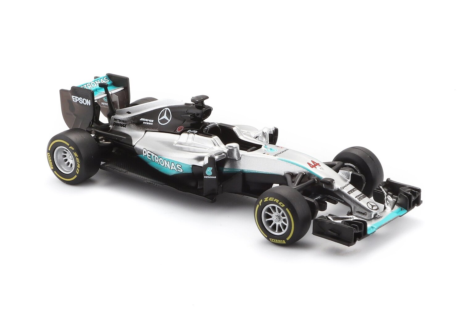 Automodelis Burrago 1/43 Racing 2016 Mercedes AMG Petronas W07 Hybrid, 18-38026 kaina ir informacija | Žaislai berniukams | pigu.lt