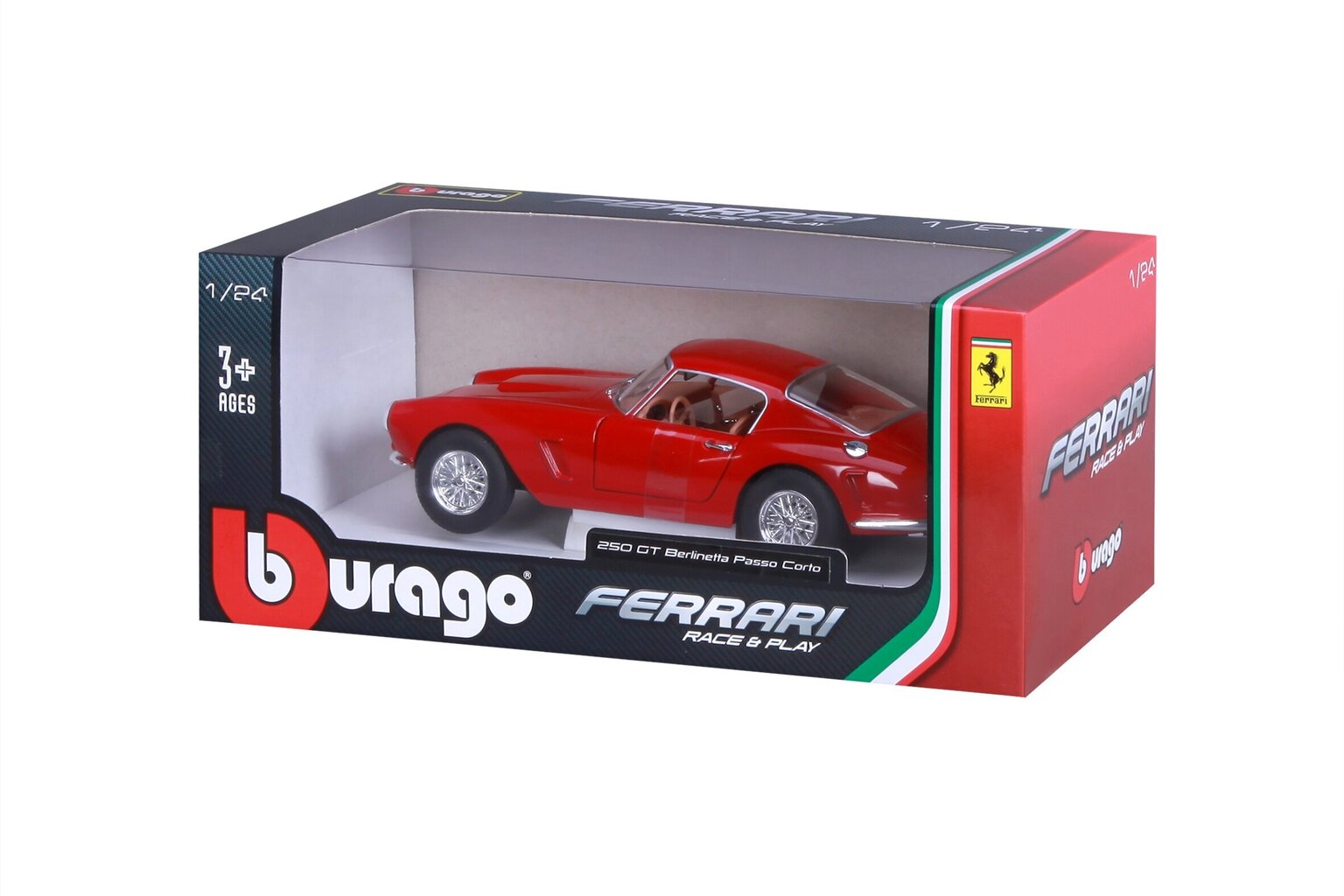 Automodelis Bburago 1/24 Ferrari RP 250 GT Berlinetta Passo Corto, 18-26025 kaina ir informacija | Žaislai berniukams | pigu.lt