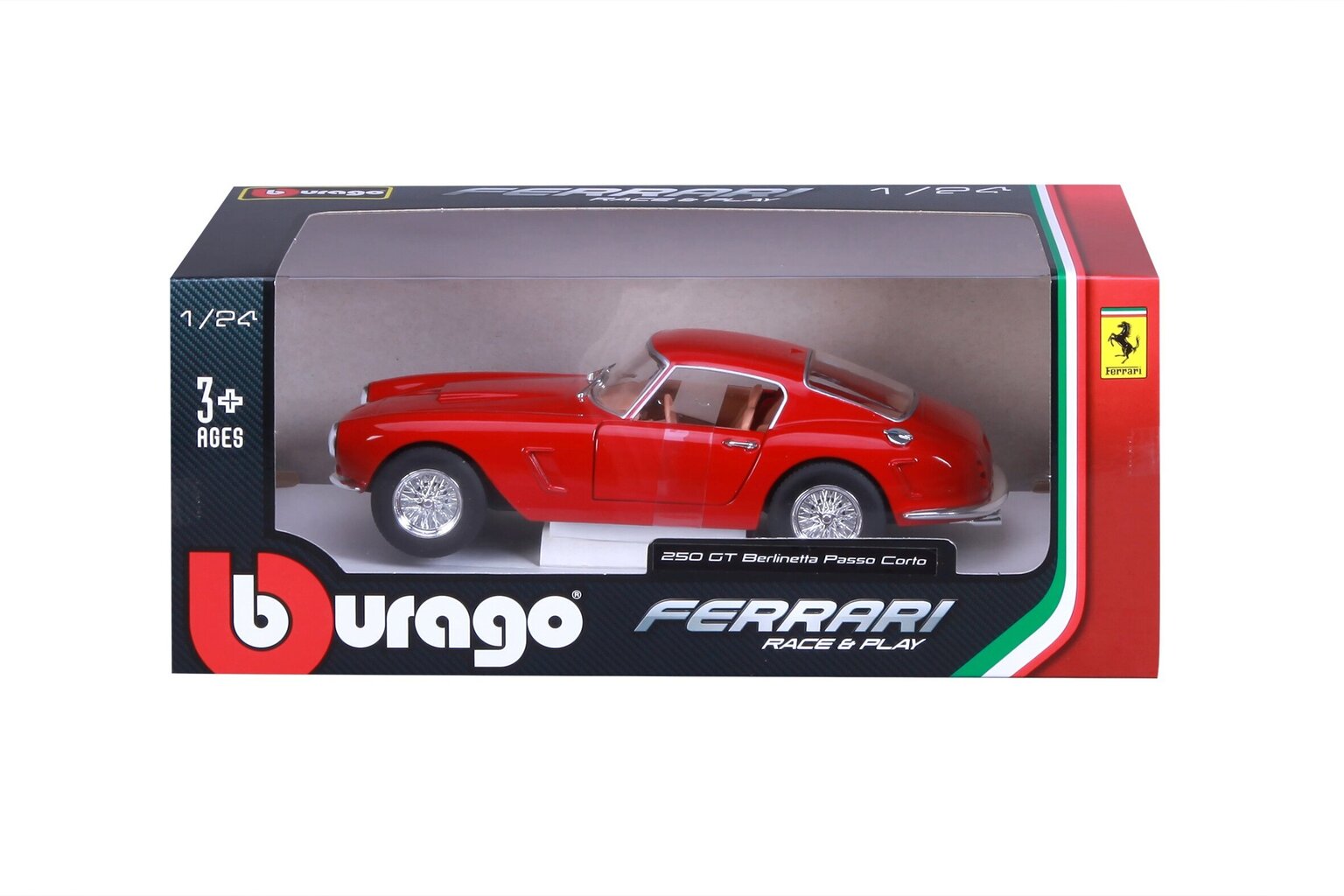 Automodelis Bburago 1/24 Ferrari RP 250 GT Berlinetta Passo Corto, 18-26025 kaina ir informacija | Žaislai berniukams | pigu.lt