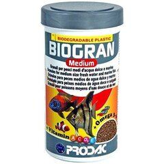 Podac Biogran Medium vidutinės granulės žuvims 250ml 120g kaina ir informacija | Maistas žuvims | pigu.lt