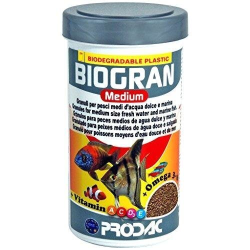 Podac Biogran Medium vidutinės granulės žuvims 250ml 120g kaina ir informacija | Maistas žuvims | pigu.lt