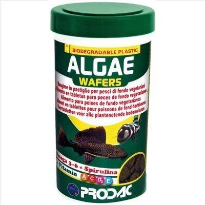 Prodac Algae Wafers augalinės tabletės žuvims 1200ml 550g kaina ir informacija | Maistas žuvims | pigu.lt
